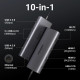 Док-станція USB3.2 Type-C -> HDMIx2,8K30Hz/4K60Hz/3xUSB-A/2xUSB-C 3.2/ RJ45/SD/TF/PD 100W CM639