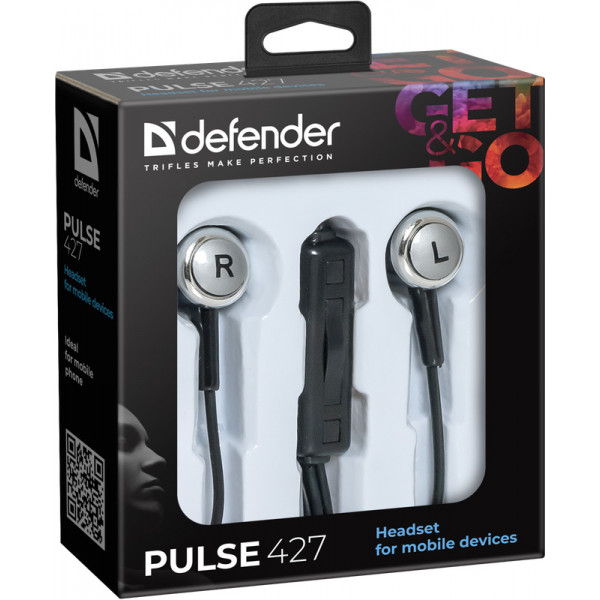 Гарнітура для смартфонів Defender Pulse 427 Black