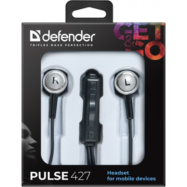 Гарнітура для смартфонів Defender Pulse 427 Black