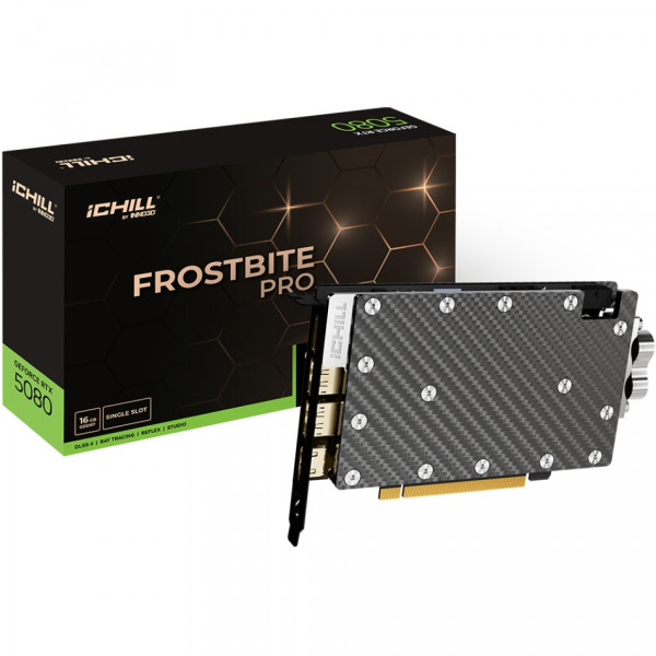 GeForce RTX5080 Inno3D ICHILL FROSTBITE PRO, 16GB GDDR7, 256bit, PCI Express 5.0