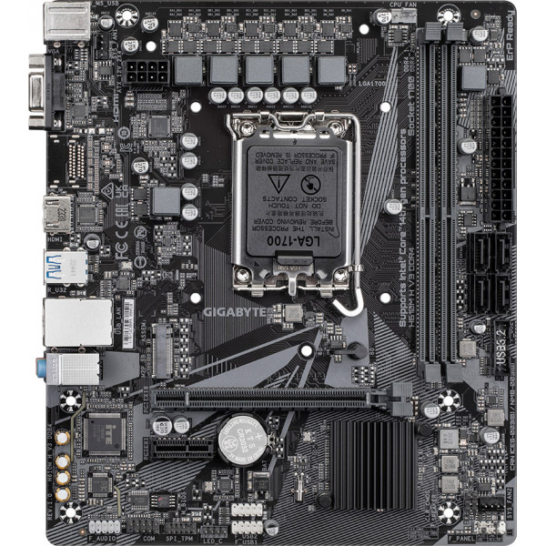 Gigabyte H610M H V3 DDR4 (s1700 H610 2xDDR4 ,HDMI,VGA , 4xSATA, M.2, mATX)