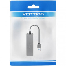 Хаб USB 3.0 -> 4xUSB-A 3.0, 5Gbps, Black Vention