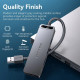 Хаб USB 3.0 -> 4xUSB-A 3.0, 5Gbps, Black Vention
