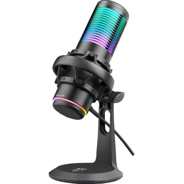 Ігровий стрім мікрофон Defender Pulsar GMC USB, RGB, 2.0 м