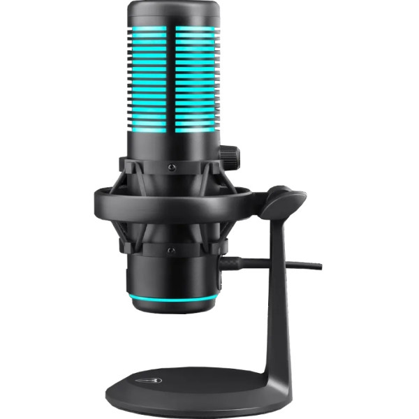 Ігровий стрім мікрофон Defender Pulsar GMC USB, RGB, 2.0 м