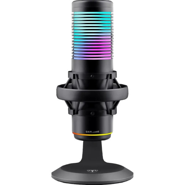 Ігровий стрім мікрофон Defender Pulsar GMC USB, RGB, 2.0 м