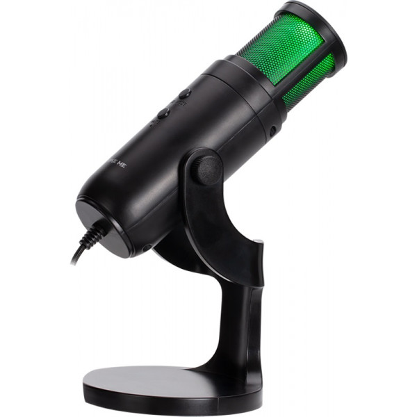 Ігровий стрім мікрофон XTRIKE ME XMC-03 USB, RGB LED, кабель 1.5м, чорний