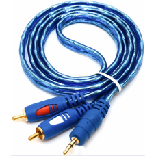 Кабель AUX Audio TRS - RCAx2 M/M 5.0м OEM