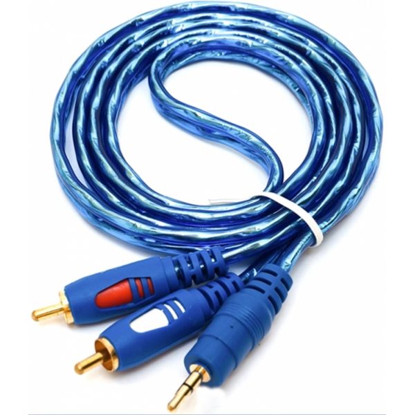 Кабель AUX Audio TRS - RCAx2 M/M 5.0м OEM