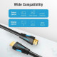 Кабель HDMI M - M, 15.0м, V1.4, 4K 30Гц, PVC Vention