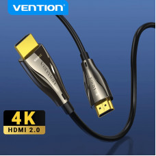 Кабель HDMI M - M, 60.0 м, V2.0, Optical 4K 60Гц zinc alloy black Vention