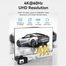 Кабель HDMI M - Micro HDMI M, 2.0 м, V2.0 4K 60Гц 18Gbps чорний Vention