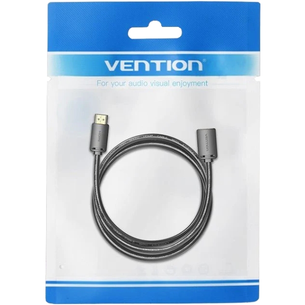 Кабель продовжувач HDMI M - F V2.0, 0.5м 4K 60Гц PVC, Vention