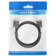 Кабель VGA 15M-15M, 1.5м, з ферритами, чорний Vention