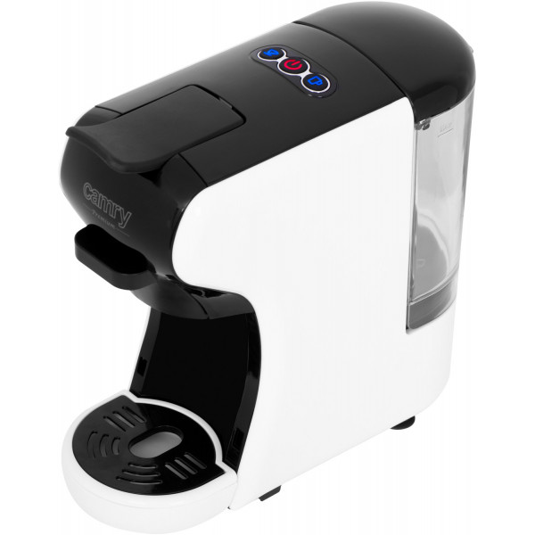 Кавоварка Camry CR 4414 white капсульна/ 1450 Вт/ 19 бар/ капсула, мелена/ біла
