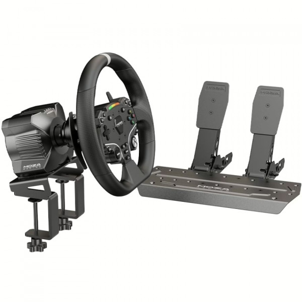 Кермо і педалі MOZA R3 Racing Bundle for XBOX/PC, 22кн., подв. педалі SR-P Lite, кермо ESX