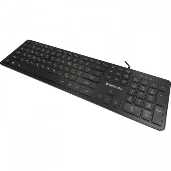 Клавіатура ігрова Defender Balance LQ UA LED підсвітка, чорна
