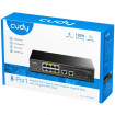 Комутатор Cudy GS1010PS2, 8-Port Gigabit PoE+ Switch with 2 GbE and 2 Gigabit SFP