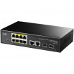 Комутатор Cudy GS1010PS2, 8-Port Gigabit PoE+ Switch with 2 GbE and 2 Gigabit SFP