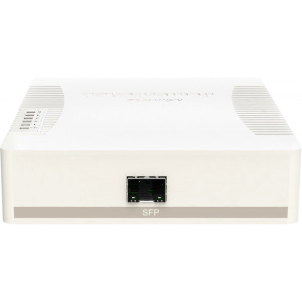 Комутатор Mikrotik RB260GSP, 5 Gigabit ports and SFP cage, SwOS, plastic case, PSU, POE-OUT