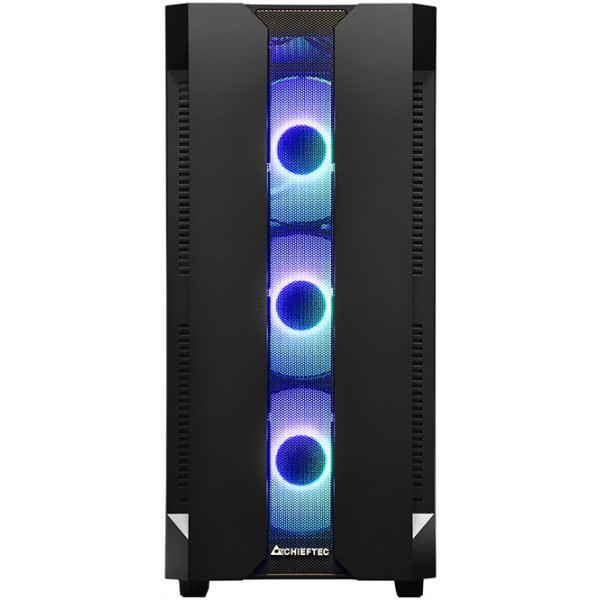 Корпус Chieftec HUNTER GS-01B-OP 4x120mm A-RGB, ATX, без БЖ, Black