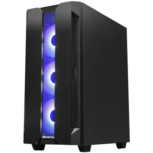 Корпус Chieftec HUNTER GS-01B-OP 4x120mm A-RGB, ATX, без БЖ, Black