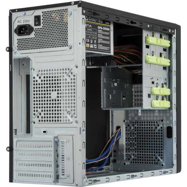 Корпус Chieftec MESH XT-01B-350GPB 350W 2xUSB3.0, mATX, Black