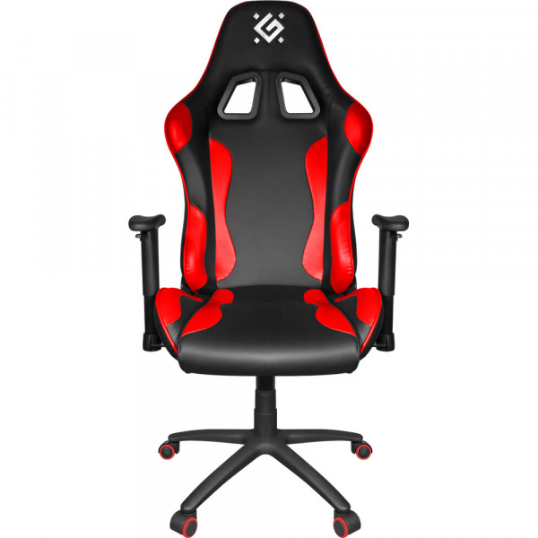 Крісло ігрове Defender Devastator CT-365, 50мм PU, Клас 4, Black/Red