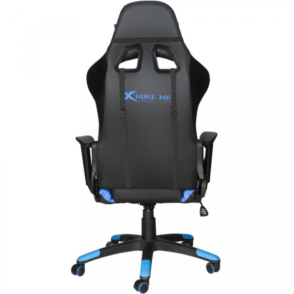 Крісло ігрове XTRIKE ME Advanced Gaming Chair GC-905, 50мм, чорно-cинє