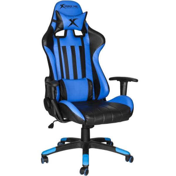 Крісло ігрове XTRIKE ME Advanced Gaming Chair GC-905, 50мм, чорно-cинє