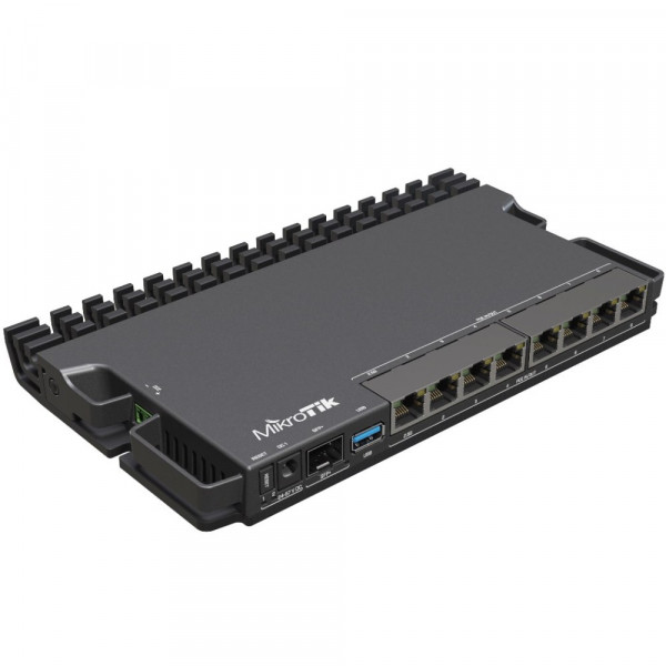 Маршрутизатор Mikrotik RB5009UPr+S+IN, 7х10/100/1000 Ethernet PoE out ports, 1х2.5G Ethernet PoE o
