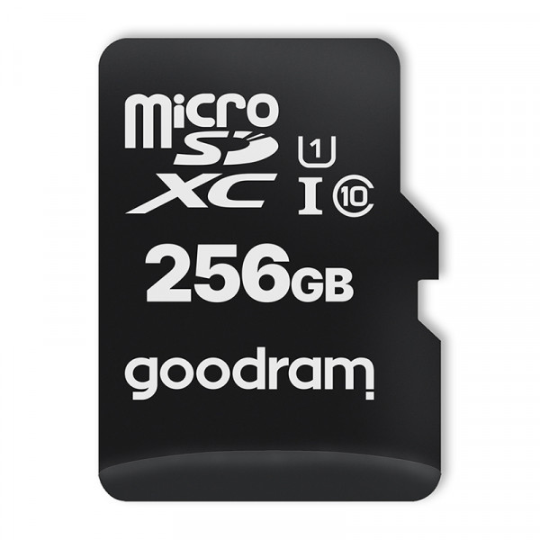 Memory card microSDXC 256Gb GoodRAM class 10 UHS I U1, Retail + adapter
