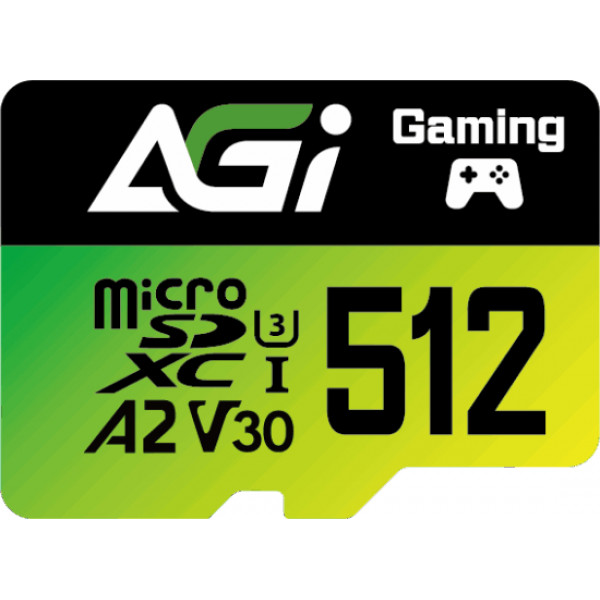 Memory card microSDXC 512Gb AGI Supreme Pro TF138 (C10 UHS I U3 V30 A2) Retail + adapter