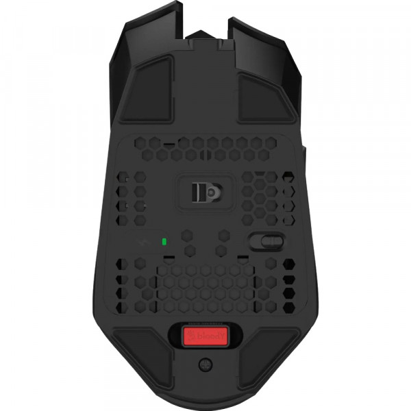 Мишка A4-Tech Bloody R36 Ultra, бездротова, 7кн, 12000 dpi, чорна