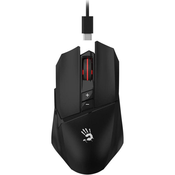 Мишка A4-Tech Bloody R36 Ultra, бездротова, 7кн, 12000 dpi, чорна