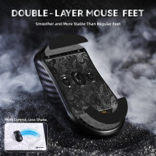 Мишка Attack Shark R11 Ultra, Wireless/Bluetooth, 42000dpi. (PAW3950MAX) 6кн., Phantom Shark