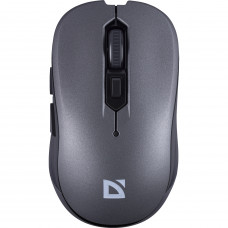 Мишка Defender Gassa MM-105, бездротова, 6 кн., 1600 dpi, безшумна сіра