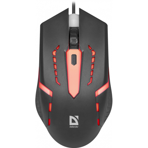Мишка Defender Hit MB-601, 4 кн. 1200 dpi, 7 кол. підсвітки
