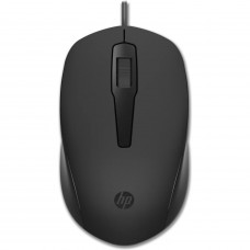 Мишка дротова HP 150 USB, чорна