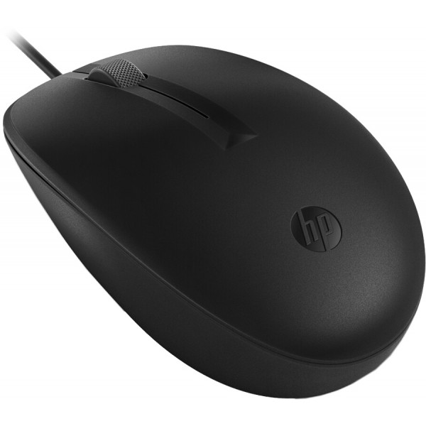 Мишка HP 128 Laser Wired, 3кн., 1200 dpi, чорна