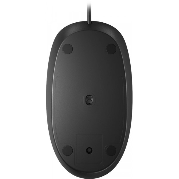 Мишка HP 128 Laser Wired, 3кн., 1200 dpi, чорна