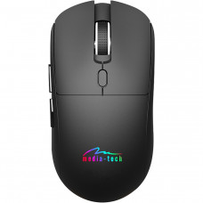 Мишка Media-Tech MT1124, бездротова Bluetooth+2.4G, 3200dpi., 5кн., Silent, чорна