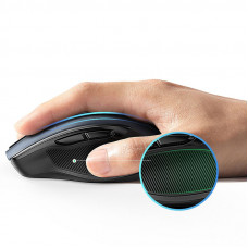 Мишка UGREEN 2.4GHz MU006, бездротова, Bluetooth, 4000dpi., 4кн.,Silence Design, Сіра