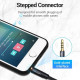 Перехідник Audio Jack TRS M -> 2xF, 1.0м, Cotton braided, чорний, Vention