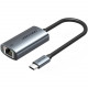 Перехідник USB 3.1 Type-C -> Ethernet RJ45 1000Mb чорний Aluminum Alloy Type Vention