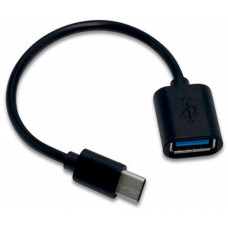 Перехідник USB 3.1 Type-C -> USB 3.0 (OTG) 0.2м. чорний OEM