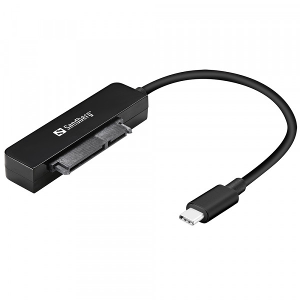 Перехідник USB 3.1 Type-С -> SATA III (F), Gen.2 Sandberg чорний