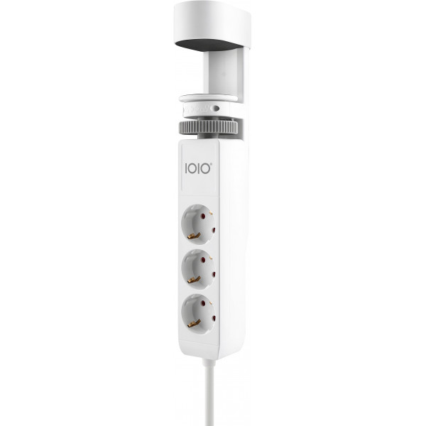 Power filtr 1,5м IOIO SL3000, 1.5м, білий (3 зах роз + 2 порти USB-A та 1 порт USB-C)