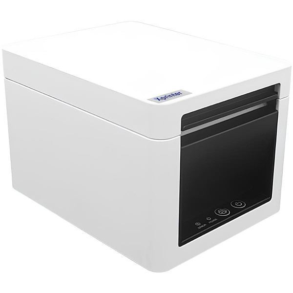 Принтер чеків Xprinter XP-Q810K (термодрук, 230мм/с, стрічка 80мм, USB+WiFi, авторізак,білий)