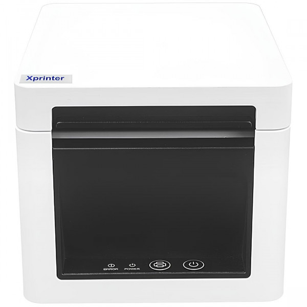 Принтер чеків Xprinter XP-Q810K (термодрук, 230мм/с, стрічка 80мм, USB+WiFi, авторізак,білий)